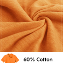 Orange (5-Pack) 12 5-Pack School Uniform Tagless Polo Tshirt for Little Boys & Big Boys